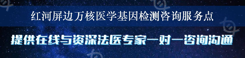 红河屏边万核医学基因检测咨询服务点